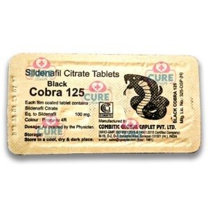 Black Cobra 125 Tablets - Confidence and Stamina