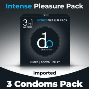 DO Condom 3in1 Ribbed Dotted Timing Condom Price in Pakistan