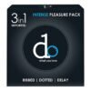 DO Condom 3in1 Ribbed Dotted Timing Condom Price in Pakistan